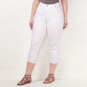 LC Lauren Conrad Pants - LC Lauren Conrad Plus Size Capri Skinny Jeans 18 W LC Lauren Conrad Pants - LC Lauren Conrad Plus Size Capri Skinny Jeans 18 W